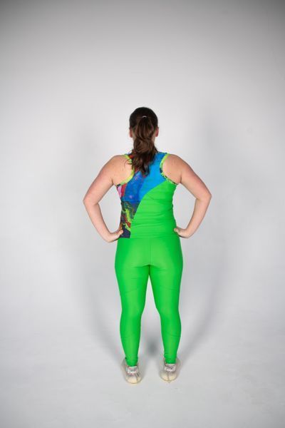 Conjunto deportivo de dise&ntilde;o con estampado art&iacute;stico original Legst5 фото