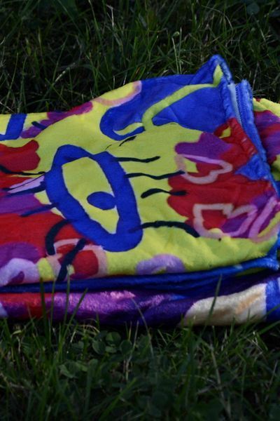 Lightweight Designer Velsoft Blanket with Original Artistic Print