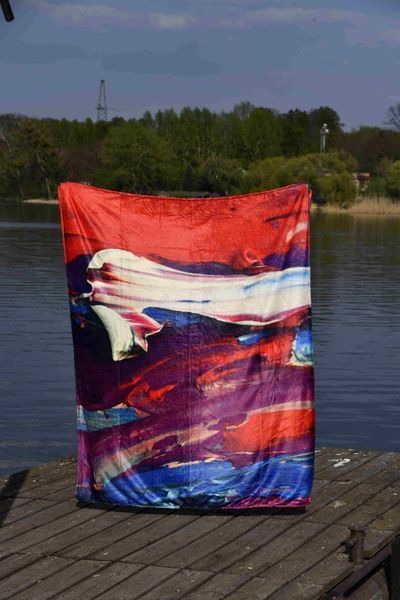 Lightweight Designer Velsoft Blanket with Original Artistic Print
