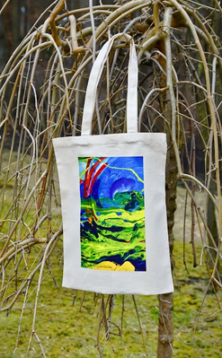 Eco bags with design print "Abstraction"