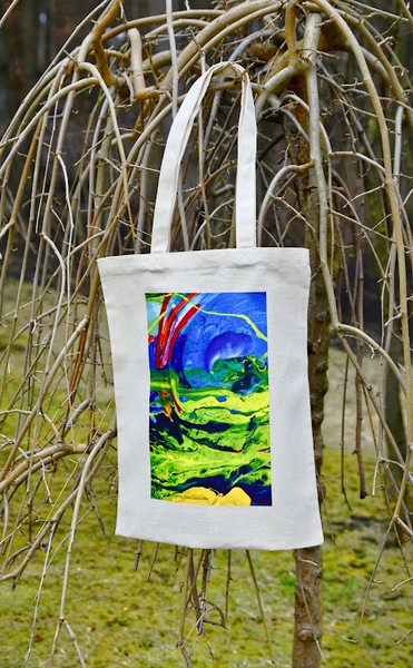 Eco bags with design print "Abstraction"