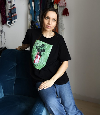 T -shirt with an author print Contemporary Ukrainians