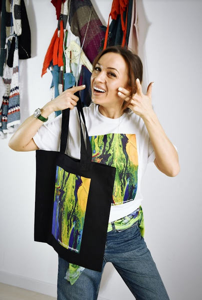 Eco bags with design print "Abstraction"