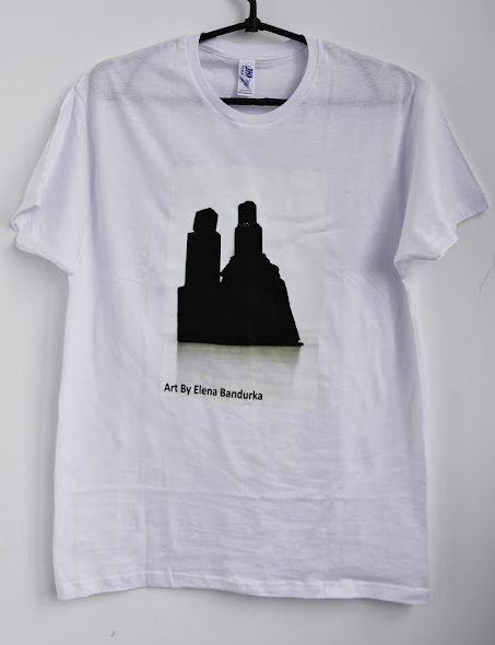 T -shirt with an author print Art Installation