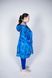 Bright raincoat with an original print &mdash; style in any weather, Blue, S, Bright raincoat with an original print &mdash; style in any weather